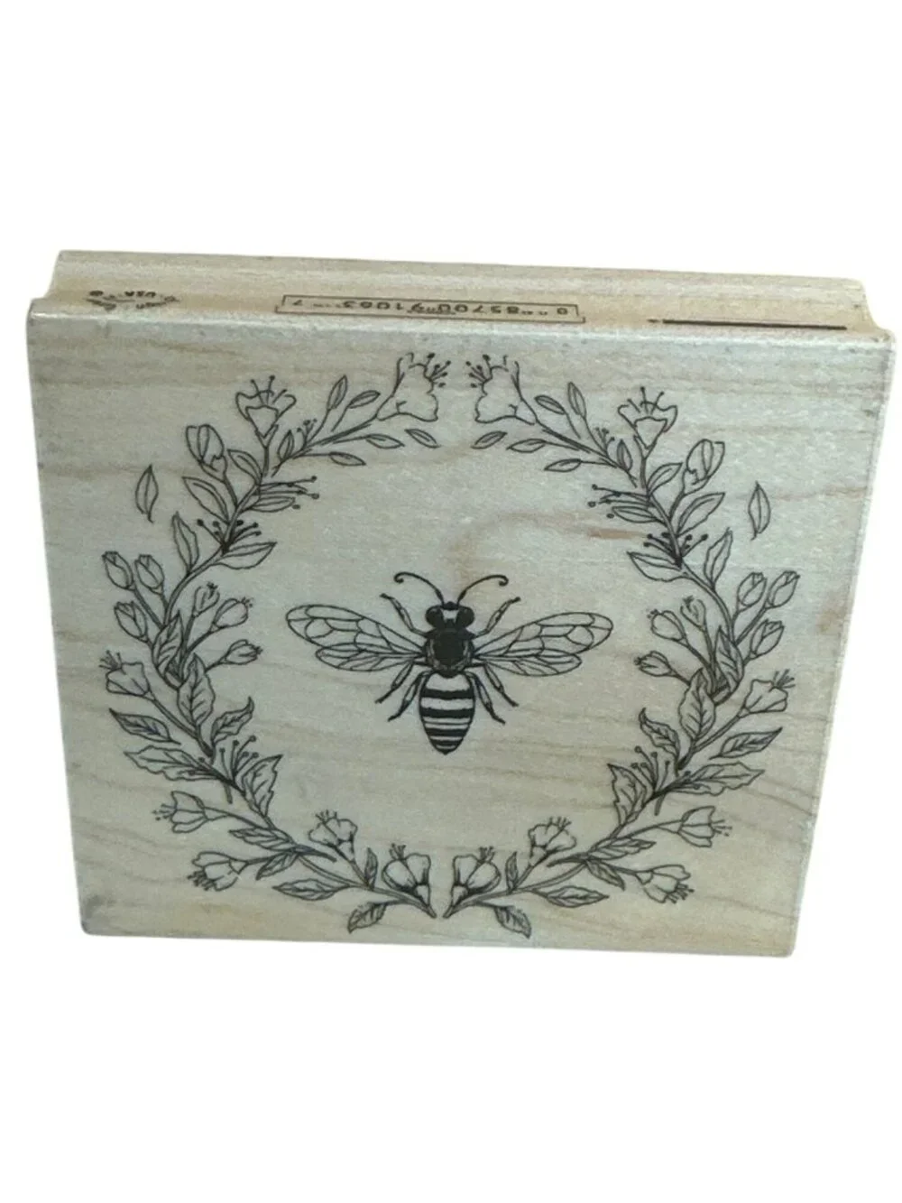 Rubber Stamps Wood Blocks Unique Designs Like Dress Form Bee Wreath Birdcage